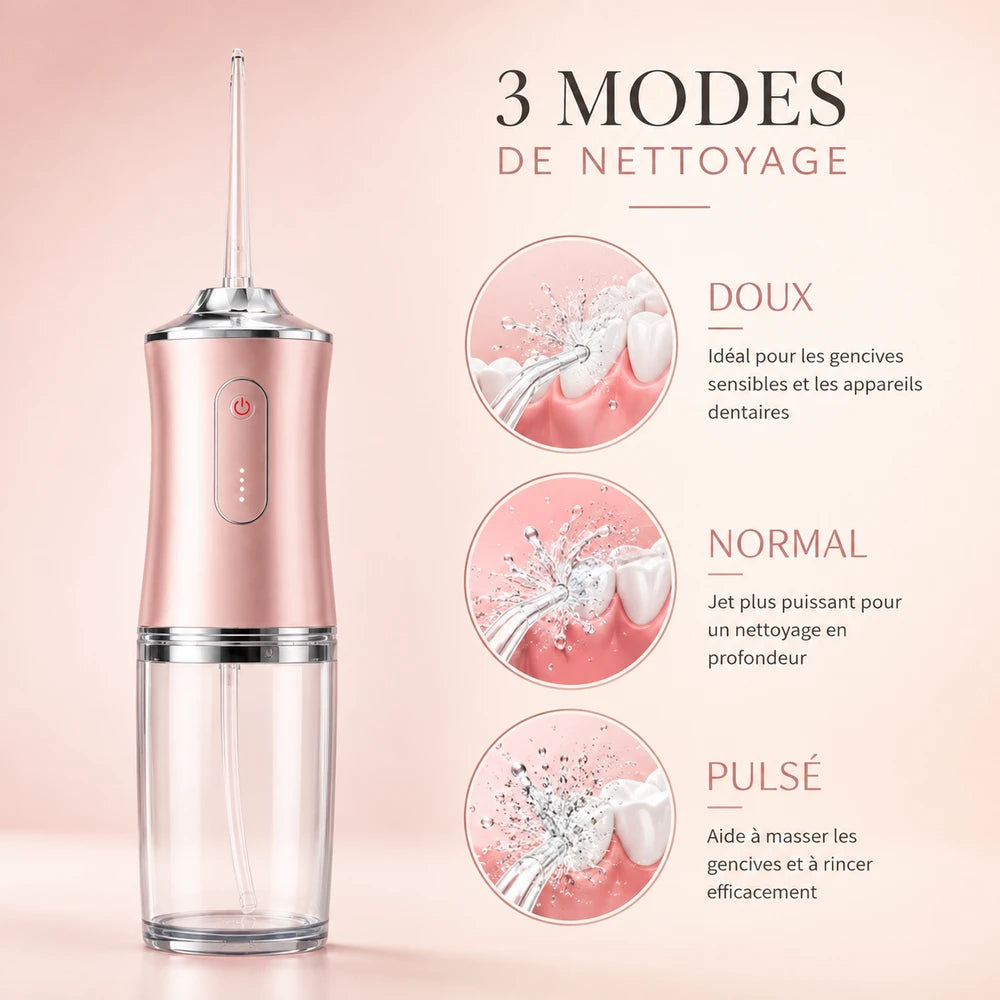 Hydropulseur dentaire sans fil