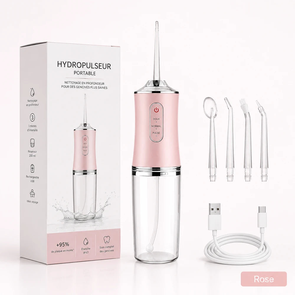 Hydropulseur dentaire sans fil